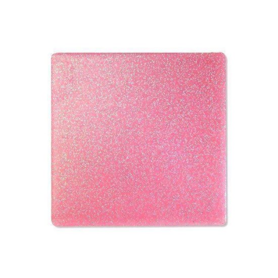 Pro-Form Glitter Guards .160 (4mm) Pink 5"x 5 " (127x127mm) - 6/Pkg