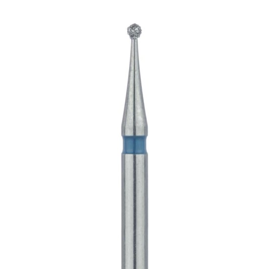 Round Diamond Bur with neck, 0.9mm Medium FG