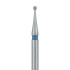 Round Diamond Bur with neck, 0.9mm Medium FG