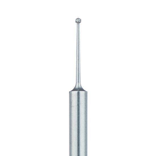 Diamond Bur, Long, Round 0.8mm, Medium FG