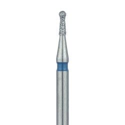 Round Diamond Bur with neck, 0.9mm Medium FG