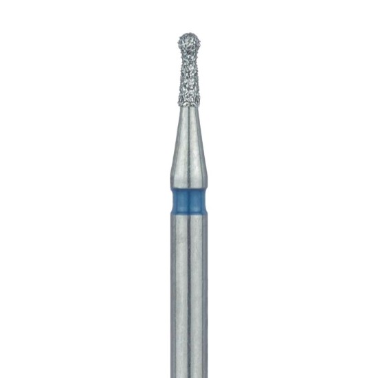 Round Diamond Bur with neck, 0.9mm Medium FG