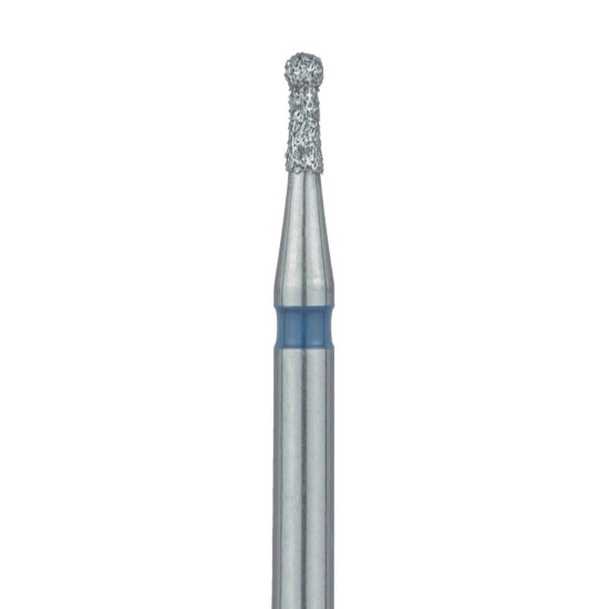 Round Diamond Bur with neck, 1.0mm Medium FG