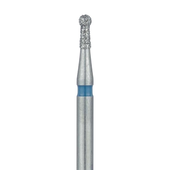 Round Diamond Bur with neck, 1.2mm Medium FG