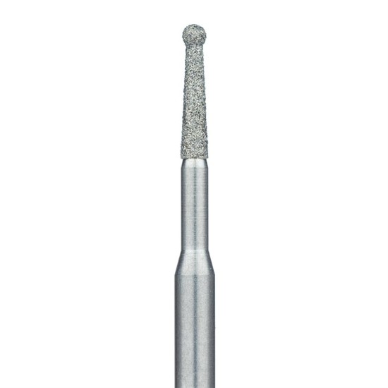 Round Diamond Bur with neck, 1.4mm, Medium RAL