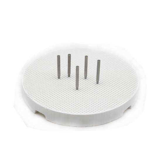 Ceramic Firing Tray w/10 Metal Pins & Sleeves