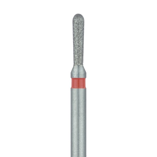 Round End Pear Diamond Bur , 1.2mm Fine FG