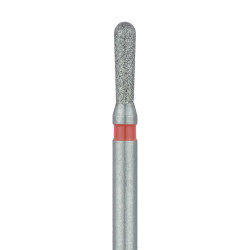 Round End Pear Diamond Bur , 1.4mm Fine FG