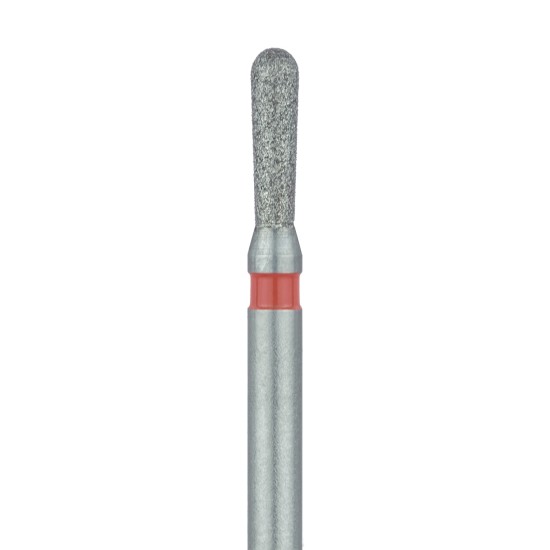 Round End Pear Diamond Bur , 1.4mm Fine FG