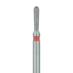 ROUND END PEAR DIAMOND BUR , 1.2MM 3.7 WORKLENGTH FINE FG