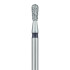 Round End Pear Diamond Bur , 1.6mm/ 3.7mm Work Length Super Coarse FG
