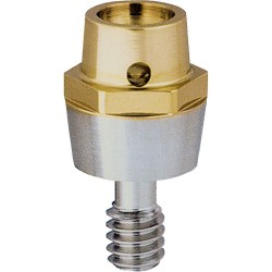 0° ERA MICRO ABUTMENT ONLY, 1MM CUFF (W)