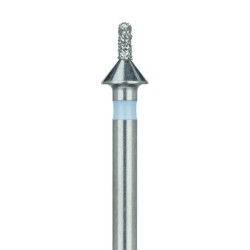 2.2 mm depth, 0.9mm occlusal reduction bur, blue
