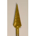 Buffalo Dental Gold Cap Cone (82T) TNT-Coated Dual Cut Regular HP Carbide Bur