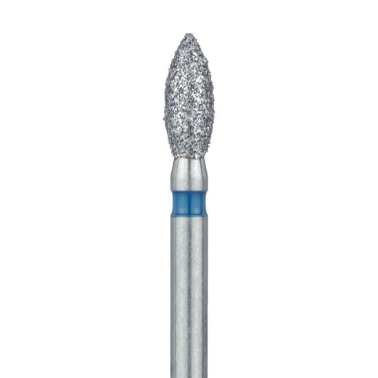 Pointed Football Diamond Bur, 2.1mm Medium FG