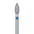 Pointed Football Diamond Bur, 2.1mm Medium FG
