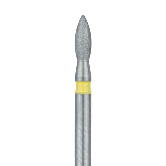 Pointed Football Diamond Bur, 1.6mm Extra Fine FG