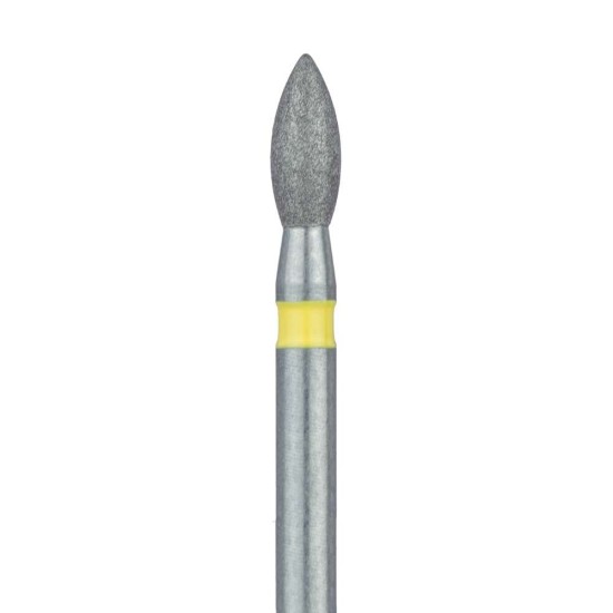 Pointed Football Diamond Bur, 1.8mm Extra Fine FG