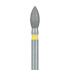 Pointed Football Diamond Bur, 2.1mm Extra Fine FG