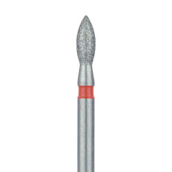 Pointed Football Diamond Bur, 1.8mm Fine FG