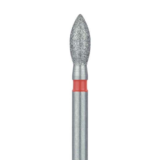 Pointed Football Diamond Bur, 2.1mm Fine FG