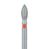 Pointed Football Diamond Bur, 2.1mm Fine FG