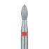 Pointed Football Diamond Bur, 2.3mm Fine RA
