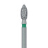 830G-023-FG POINTED FOOTBALL DIAMOND BUR, 2.3MM COARSE FG