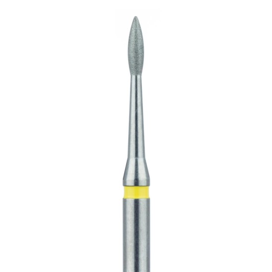 Long Pointed Football Diamond Bur, 1.4mm Extra Fine RAL