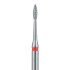 Long Pointed Football Diamond Bur, 1.4mm Fine RAL