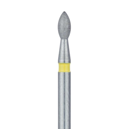 Pointed Football Diamond Bur, 1.6mm/3.5mm WL Extra Fine FG