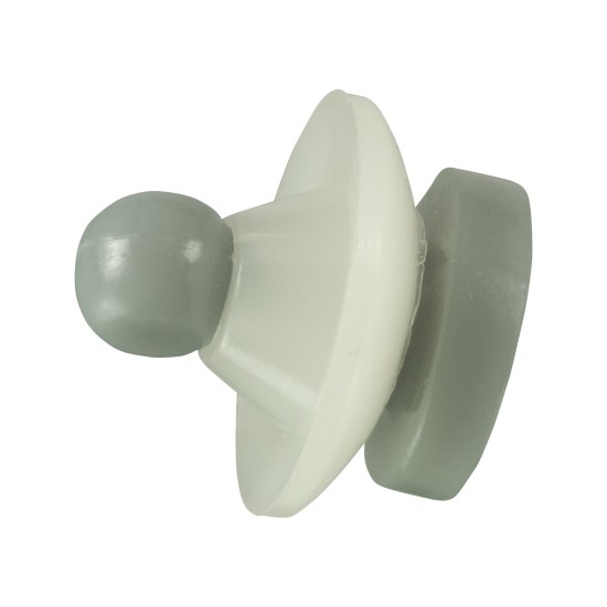 STERN ROOT ANCHOR® EXTRA OVERSIZED MALES FOR MINI FEMALE, GREY W/ WHITE COLLAR, 5