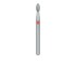 833F-014-FG EGG / FOOTBALL DIAMOND BUR, 1.4MM FINE FG
