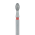 833F-018-FG EGG / FOOTBALL DIAMOND BUR, 1.8MM FINE FG