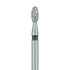 Egg / Football Diamond Bur, 1.8mm Super Coarse FG
