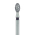 Egg / Football Diamond Bur, 2.4mm Super Coarse FG