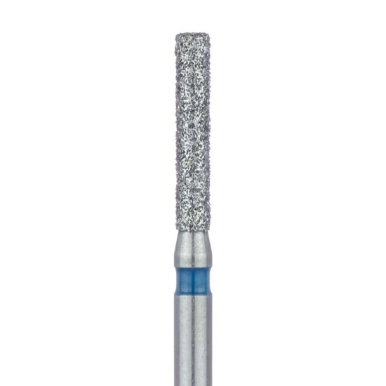 Long Cylinder Diamond Bur 1.4mm,  8mm WL Medium FG