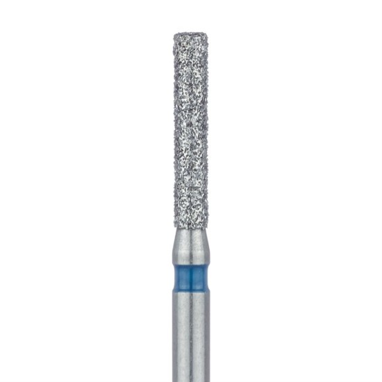 Long Cylinder Diamond Bur 1.4mm,  8mm WL Medium HP