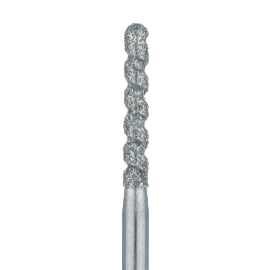 Cool & Efficient Long Cylinder Diamond Bur, 1.6mm Medium FG