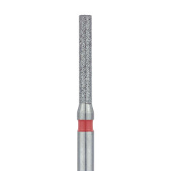 Long Cylinder Diamond Bur 1.2mm, 8mm WL Fine FG