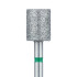 Long Cylinder Diamond Bur 6.5mm, Coarse HP