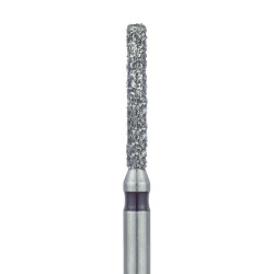Long Cylinder Diamond Bur 1.2mm,  8mm WL Super Coarse FG