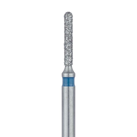 Long Round End Cylinder Diamond Bur 1.0mm Medium FG