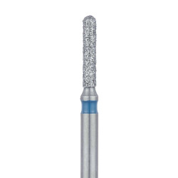 Long Round End Cylinder Diamond Bur 1.2mm Medium FG