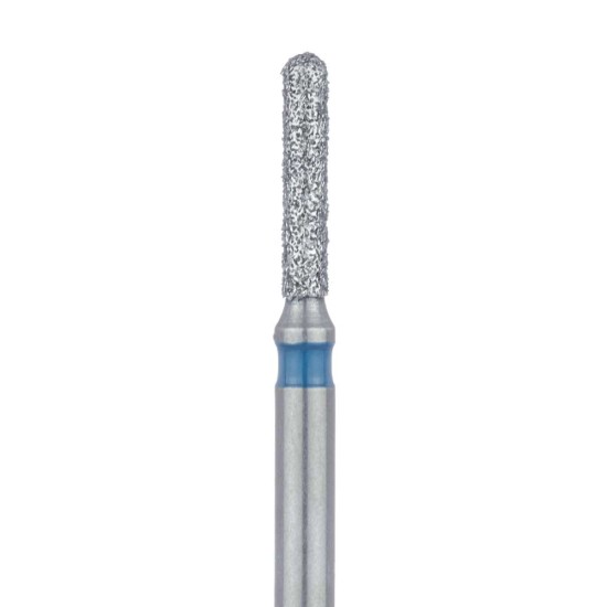 Long Round End Cylinder Diamond Bur 1.2mm Medium FG