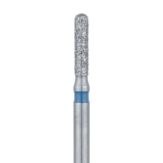 Long Round End Cylinder Diamond Bur 1.4mm Medium FG