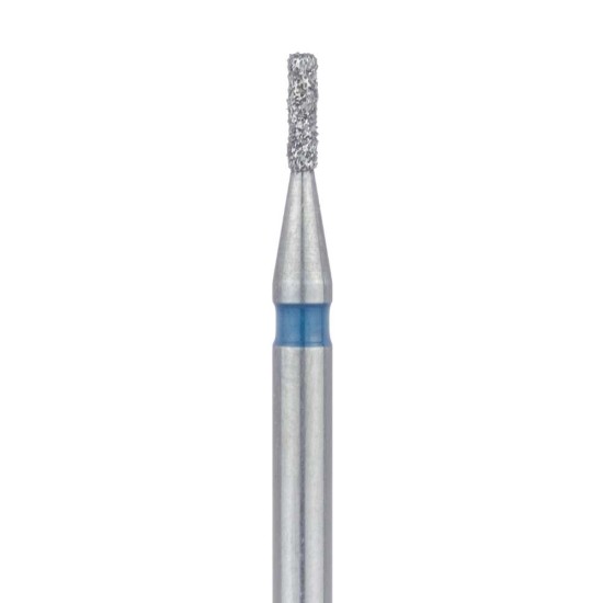 Round Edge Cylinder Diamond Bur, 0.8mm, Medium FG