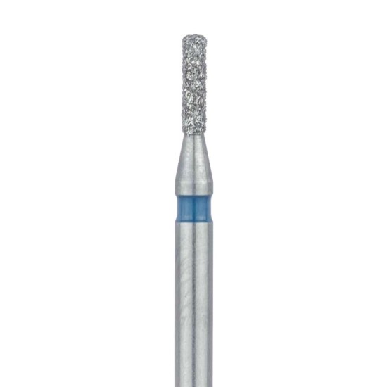 Round Edge Cylinder Diamond Bur, 0.8mm, 4mm WL Medium FG