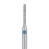 Round Edge Long Cylinder Diamond Bur 0.8mm Medium, FG