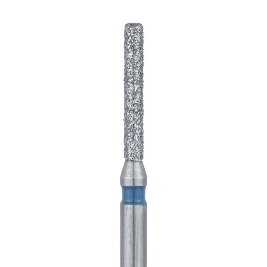 Round Edge Extra Long Cylinder Diamond Bur, 1.2mm Medium, FG